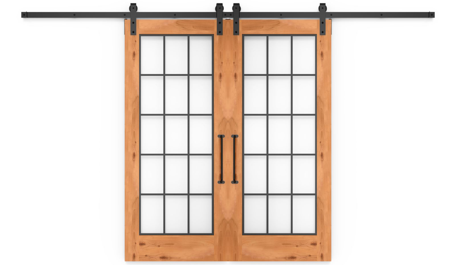 Farmhouse Full Double Barn Door Rustica